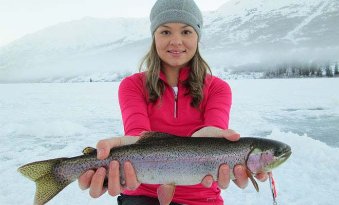 Alaska Ice Fishing: The One That Got Away