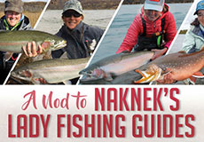 A Nod to Naknek's Lady Fishing Guides