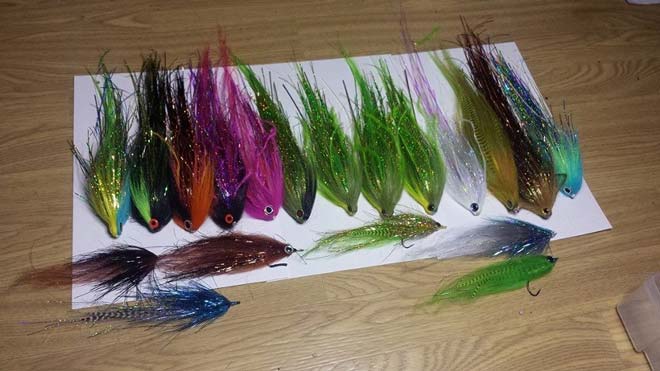 Tying with Christmas Tinsel