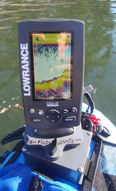 Lucky smartcast Back Mount Universal Fits All Bait boat Fish Finder Sonar mount 