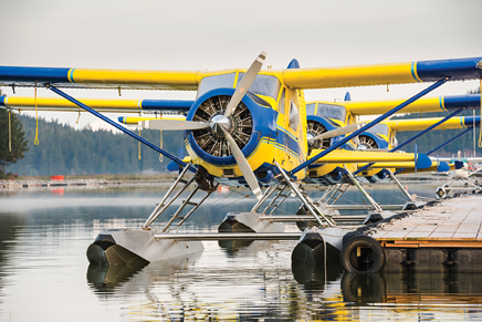 Go remote to a nearby luxury lodge or a hands-on DIY experience–a scenic float plane ride away with Alaska Seaplanes. © Chris Miller