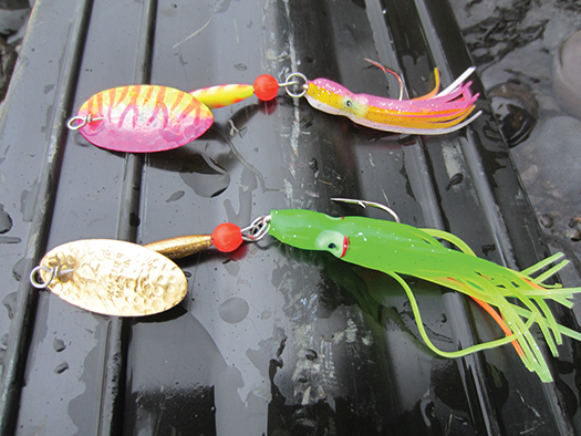 Fishing spinners lures hooks beads swivels hooks spoons cod pike trout lures