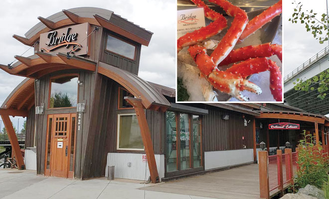 Bridge Seafood in Anchorage with Crab Legs