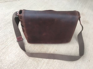 Buffalo Jackson Roosevelt Buffalo Leather Satchel Messenger Bag