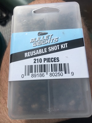 Bullet Weights Reusable Shot Kit
