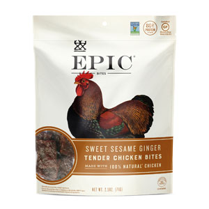 Epic Bites Sweet Sesame Ginger Tender Chicken Bites