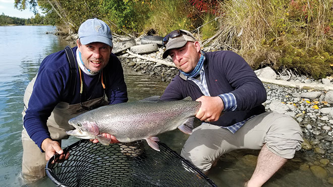 Kenai River rainbow trout Rainbow trout Kenai Alaska