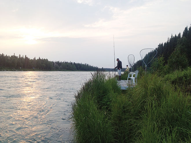 Kenai River anglers