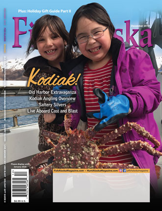 December 2019 cover of Fish Alaska magazine