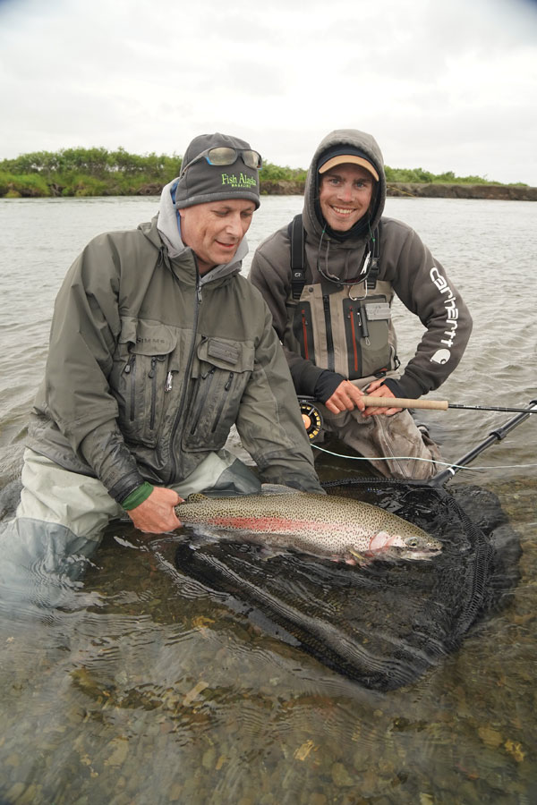 Leopard rainbow trout