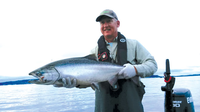 Chinook taken with 360 flasher