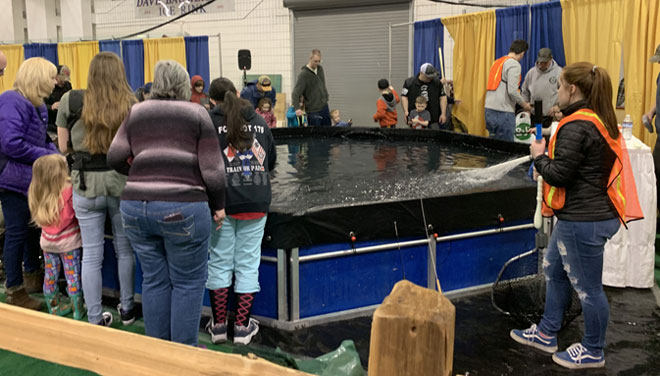 kids' fishing pond great alaska sportsman show