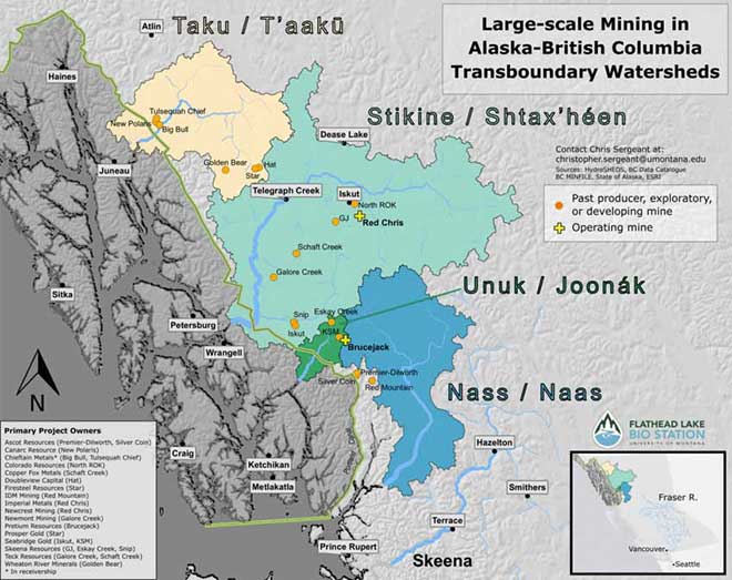 Mines near Alaska fisheries