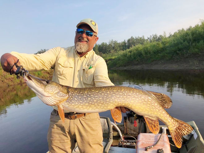 Holitna River Pike at Alaskan Adventures - Fish Alaska Magazine