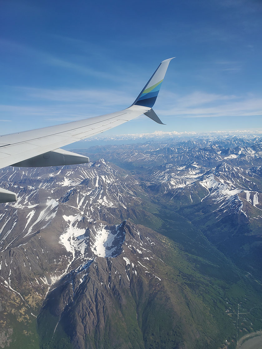 flying Alaska airlines