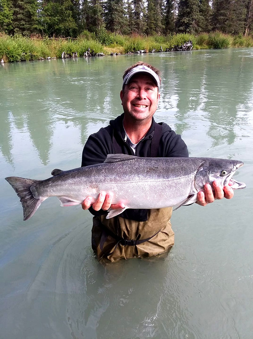 Kenai River salmon fishing