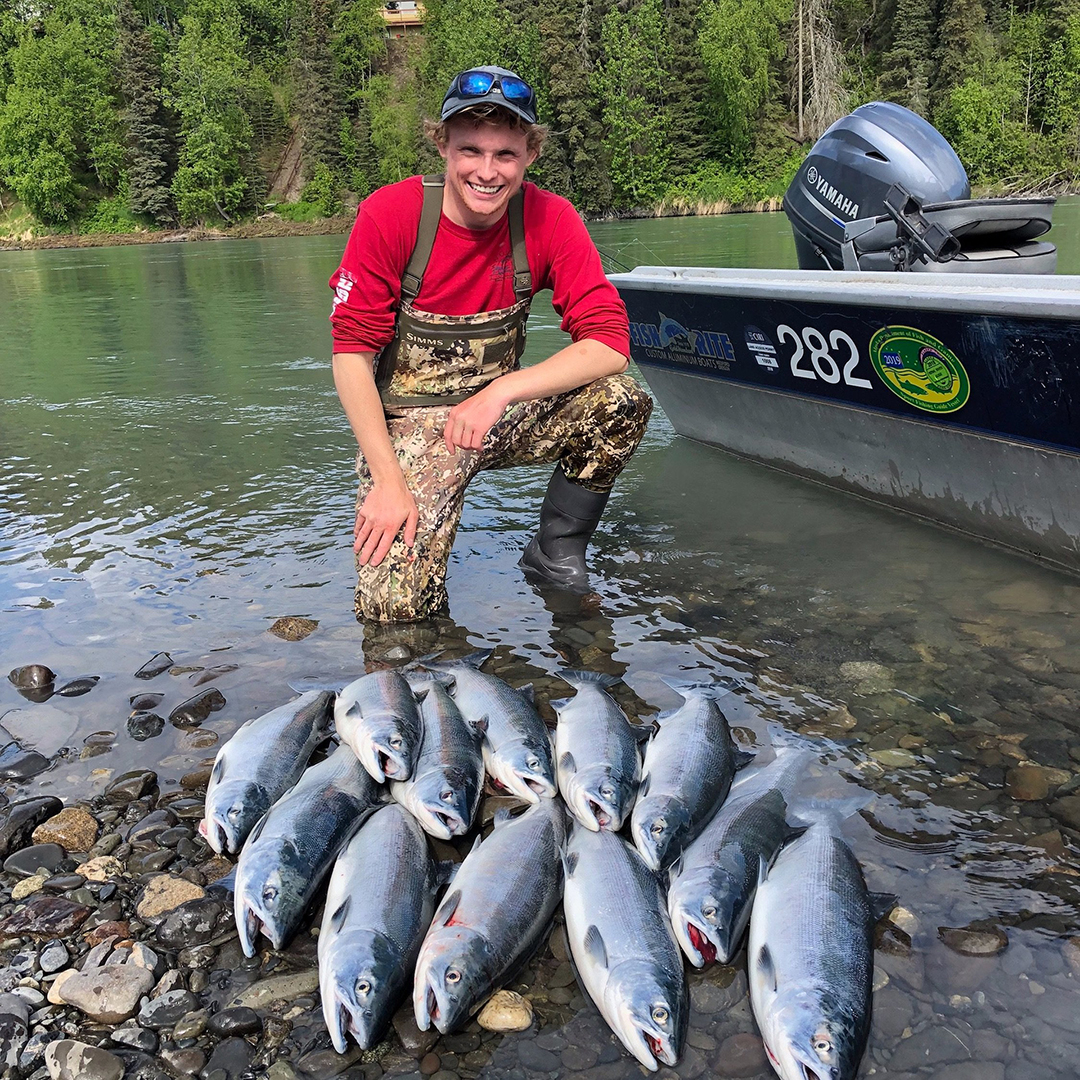 Kenai River salmon fishing