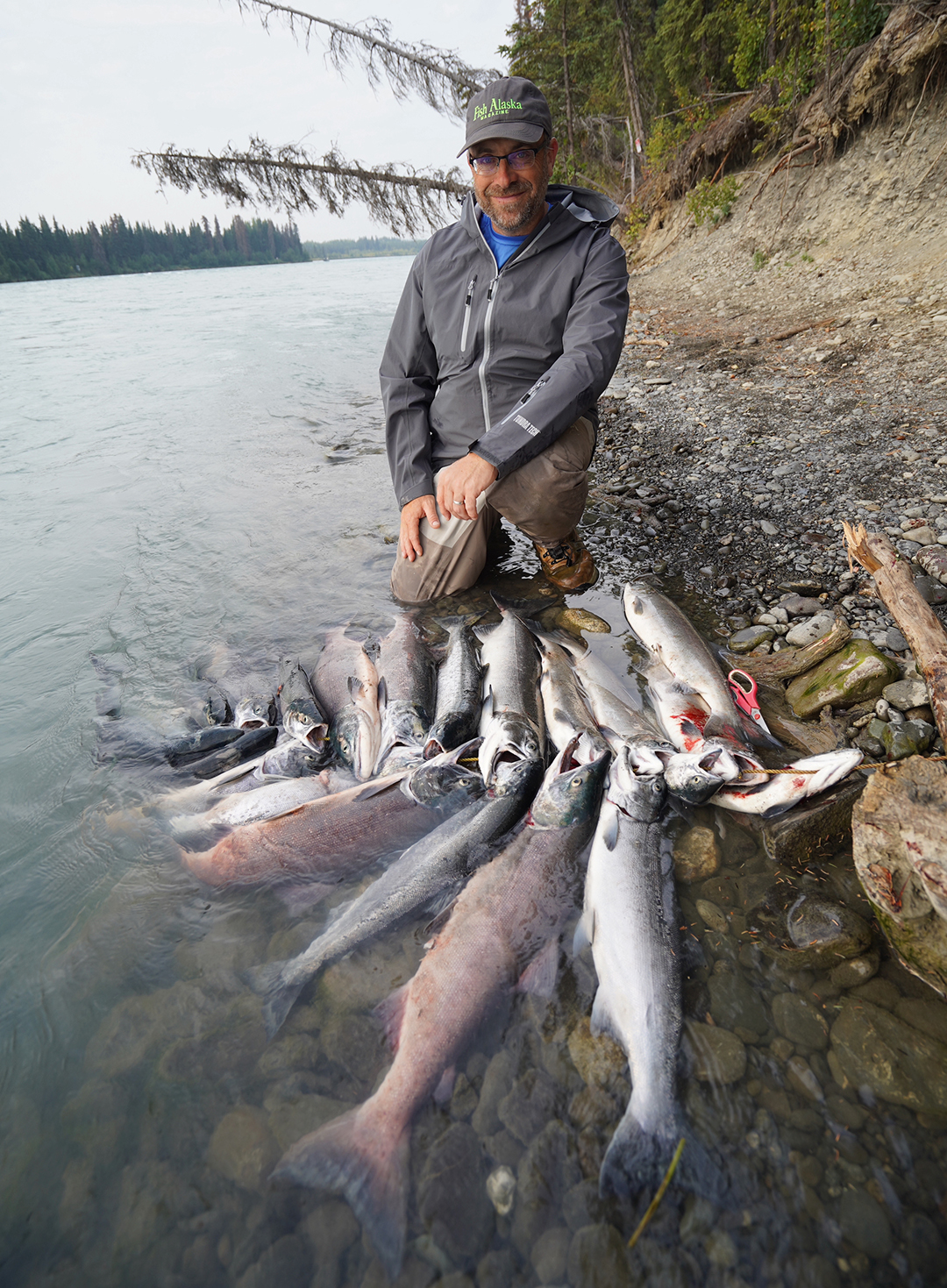 Kenai River salmon fishing