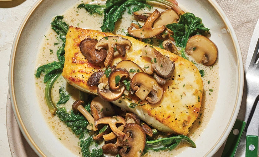 Halibut Marsala