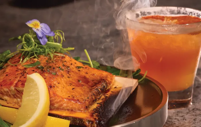 kannery cedar plank salmon