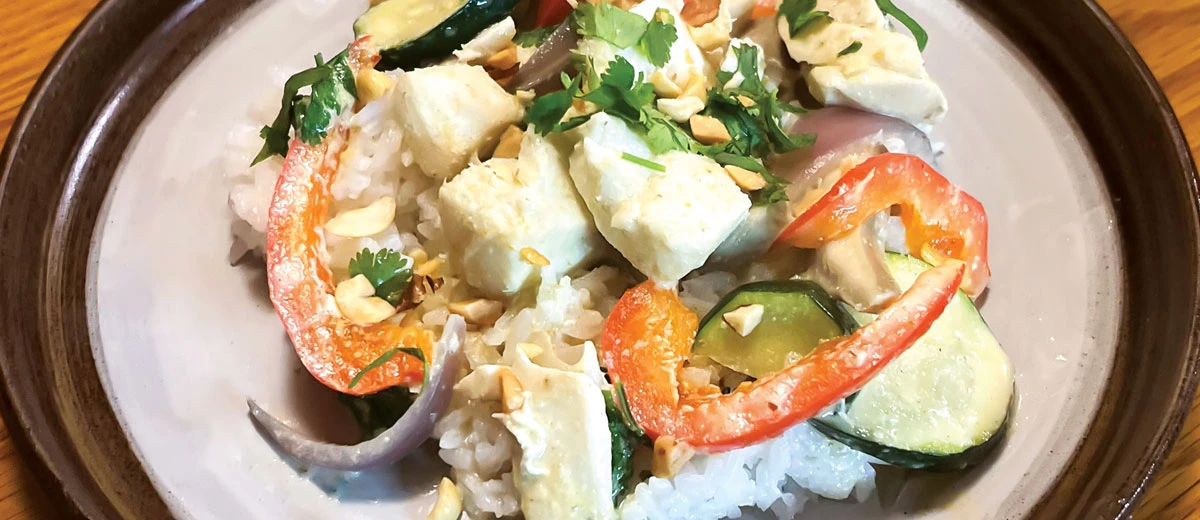 Coconut Halibut Curry