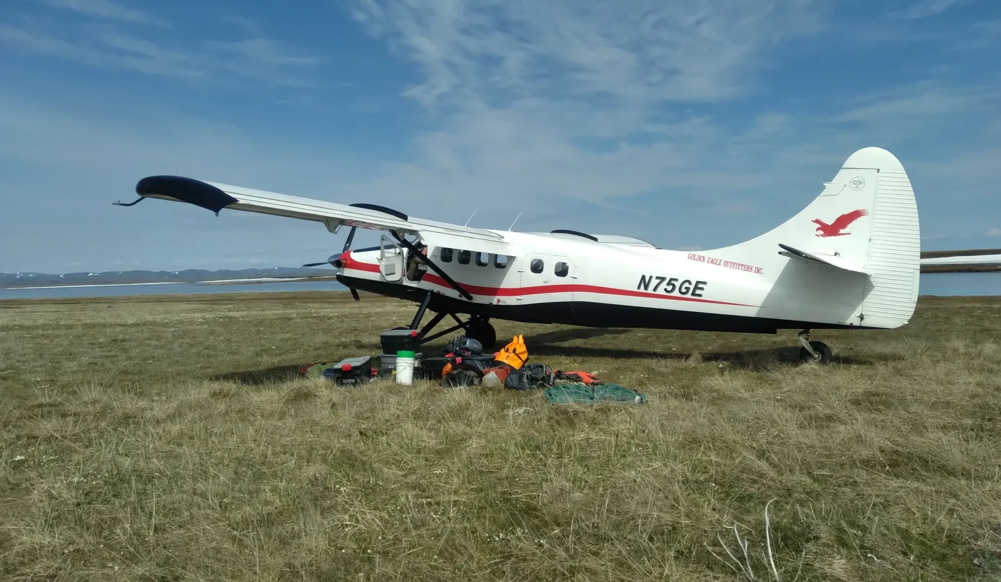 Alaska Coastal Lagoons Disembarking for lagoons fieldwork