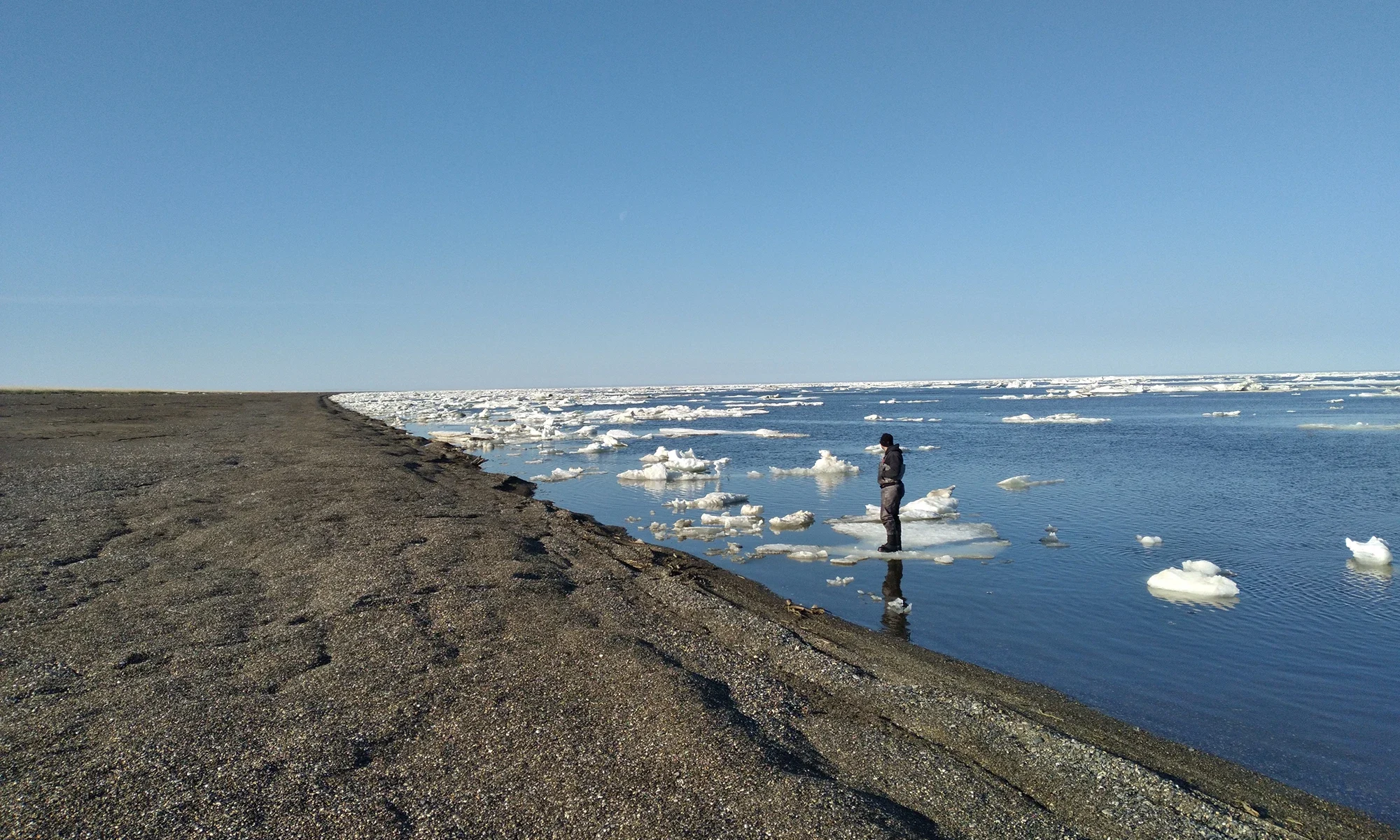 Alaska Coastal Lagoons Icy Chukchi coast
